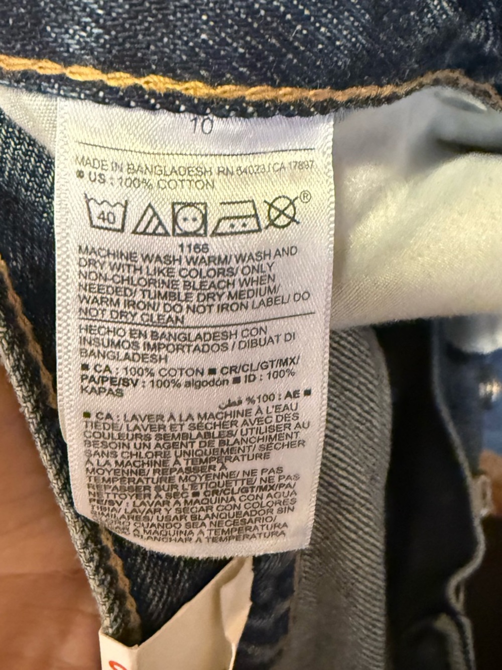 Old Navy Woman’s size 10 slouchy straight leg Relaxed Fit Blue Denim Jeans NWT - Picture 5 of 5